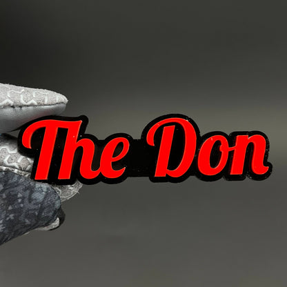 1PC The Don 3D Acrylic Badge - Car Truck Emblem Fender Tailgate Trunk Sticker
