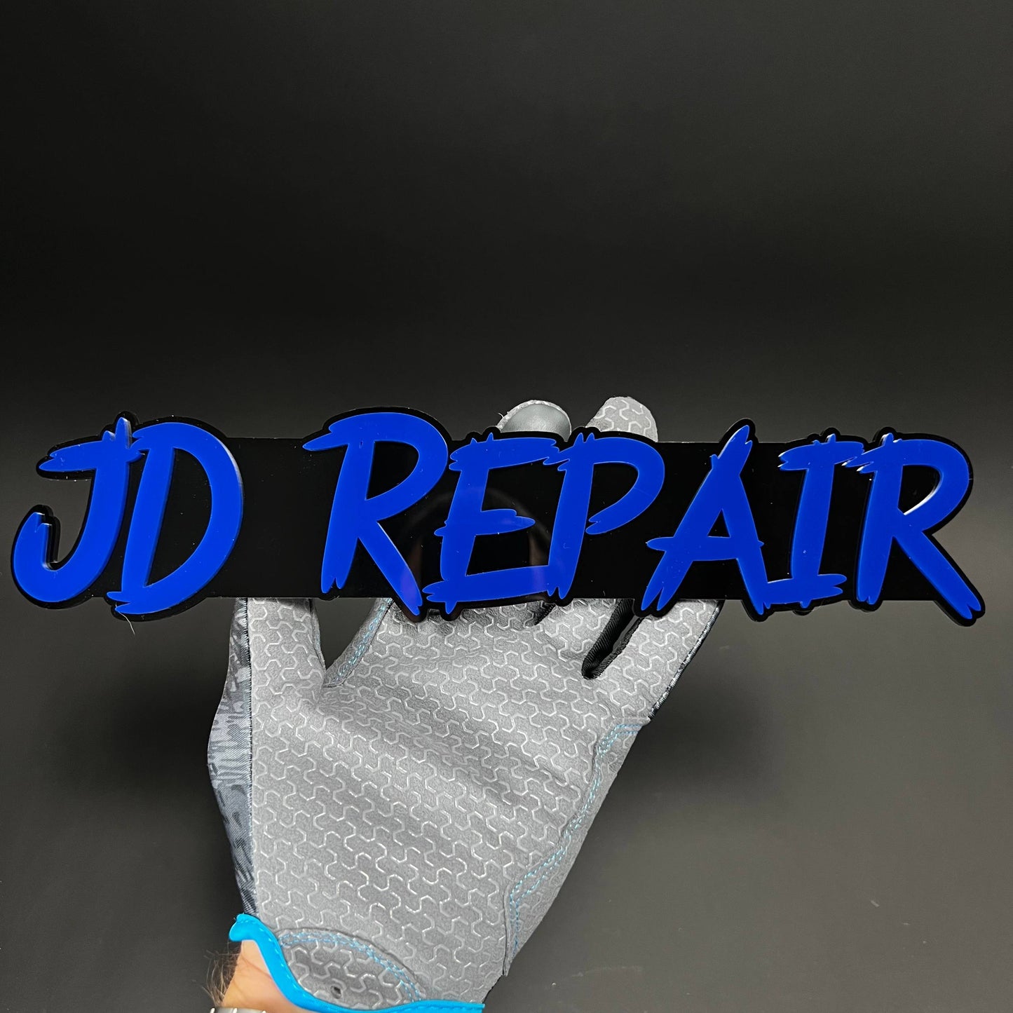 1PC JD REPAIR 3D Acrylic Badge - Car Truck Emblem Fender Tailgate Trunk Sticker