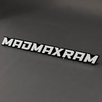 1PC MADMAXRAM 3D Acrylic Badge - Car Truck Emblem Fender Tailgate Trunk Sticker