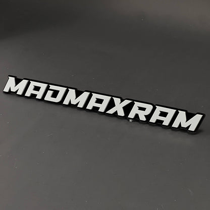 1PC MADMAXRAM 3D Acrylic Badge - Car Truck Emblem Fender Tailgate Trunk Sticker