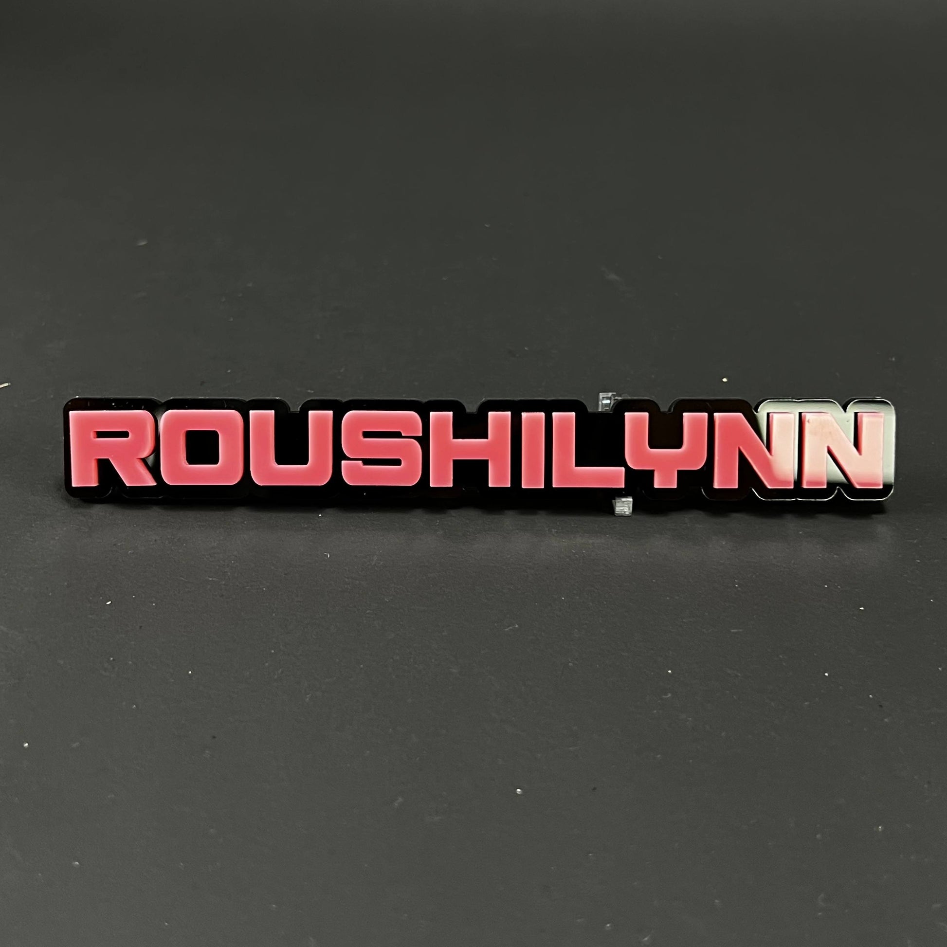 1PC ROUSHILYNN 3D Acrylic Badge - Car Truck Emblem Fender Tailgate Trunk Sticker