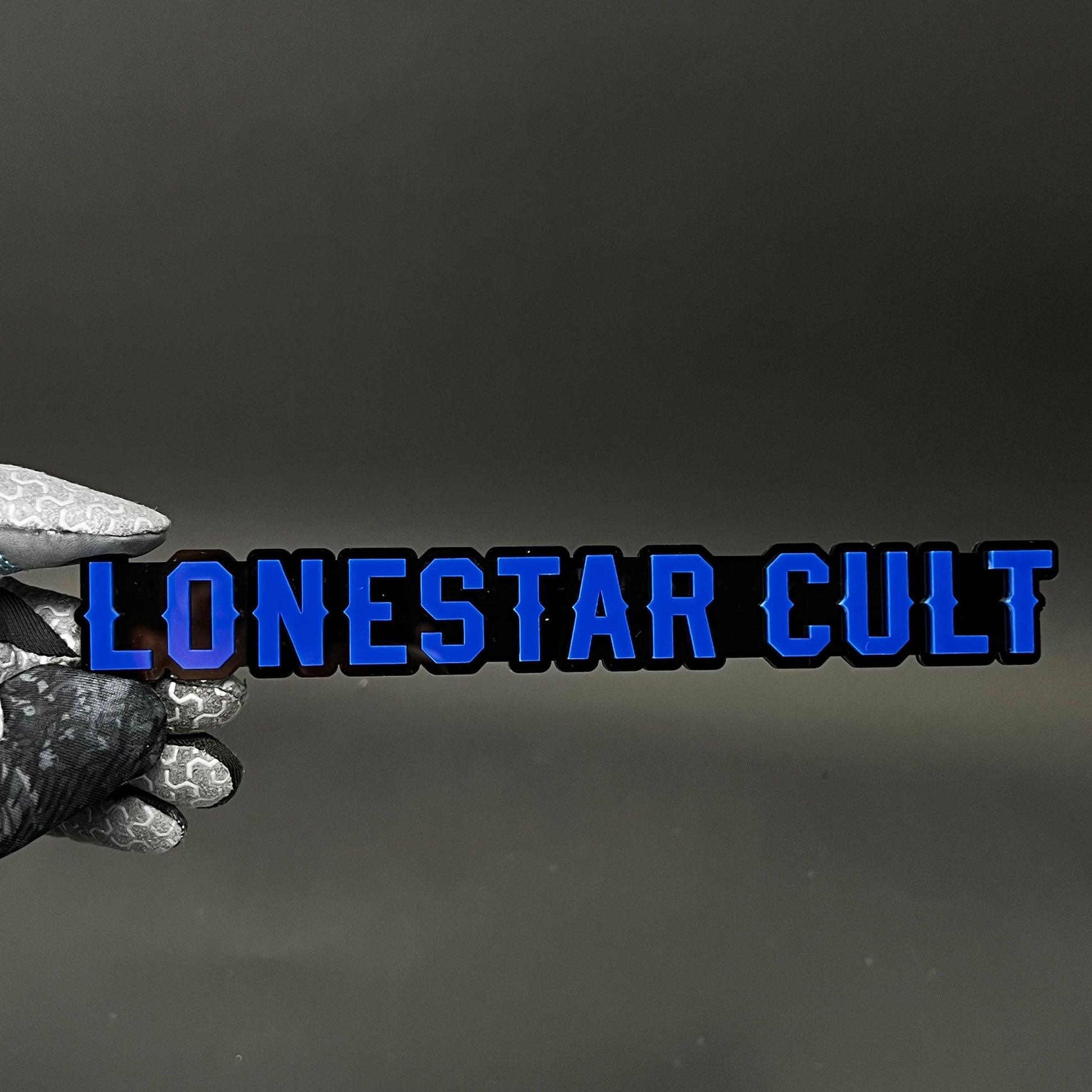 1PC LONESTAR CULT 3D Acrylic Badge - Car Truck Emblem Fender Sticker