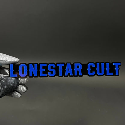 1PC LONESTAR CULT 3D Acrylic Badge - Car Truck Emblem Fender Sticker