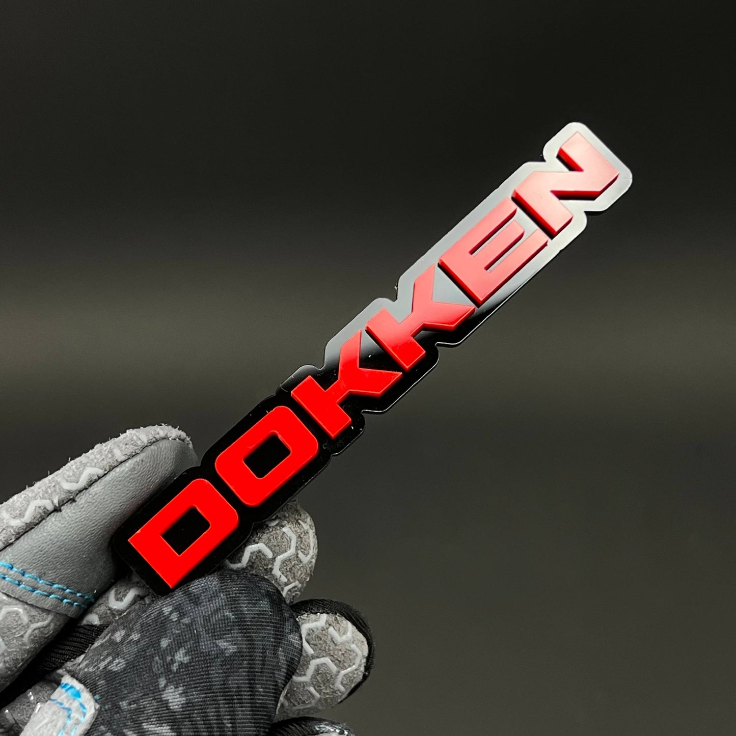 1PC Dokken 3D Acrylic Badge - Car Truck Emblem Fender Tailgate Trunk Sticker