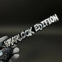 1PC WARLOCK EDITION 3D Acrylic Badge - Car Truck Emblem Fender Sticker