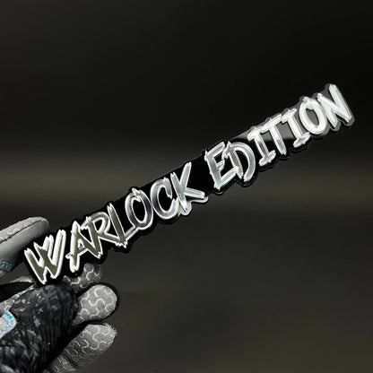 1PC WARLOCK EDITION 3D Acrylic Badge - Car Truck Emblem Fender Sticker