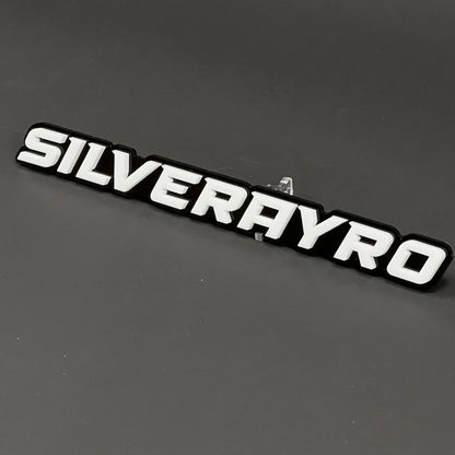1PC SILVERAYRO 3D Acrylic Badge - Car Truck Emblem Fender Tailgate Trunk Sticker