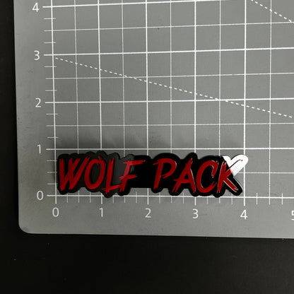 1PC WOLF PACK 3D Acrylic Badge - Car Truck Emblem Fender Tailgate Trunk Sticker