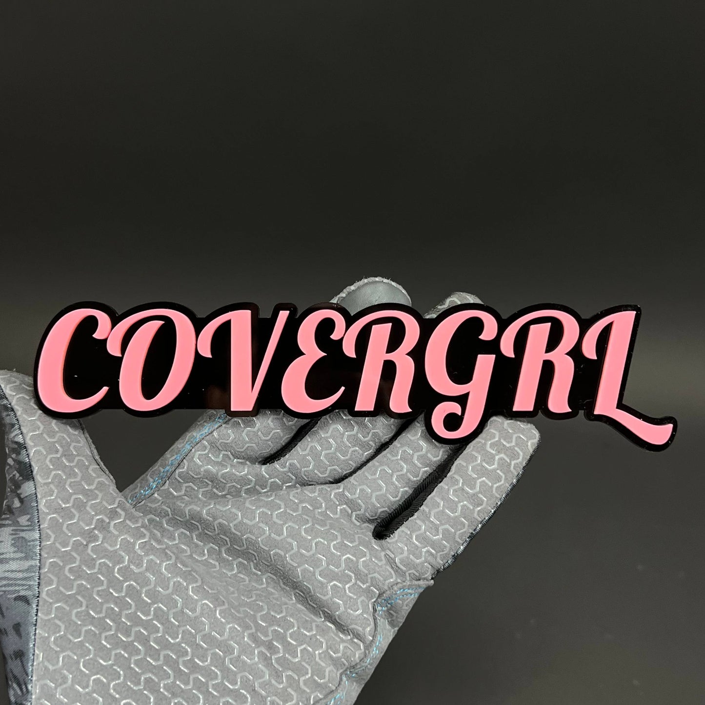 1PC COVERGRL 3D Acrylic Badge - Car Truck Emblem Fender Tailgate Trunk Sticker