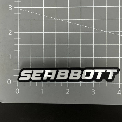 1PC SEABBOTT 3D Acrylic Badge - Car Truck Emblem Fender Tailgate Trunk Sticker