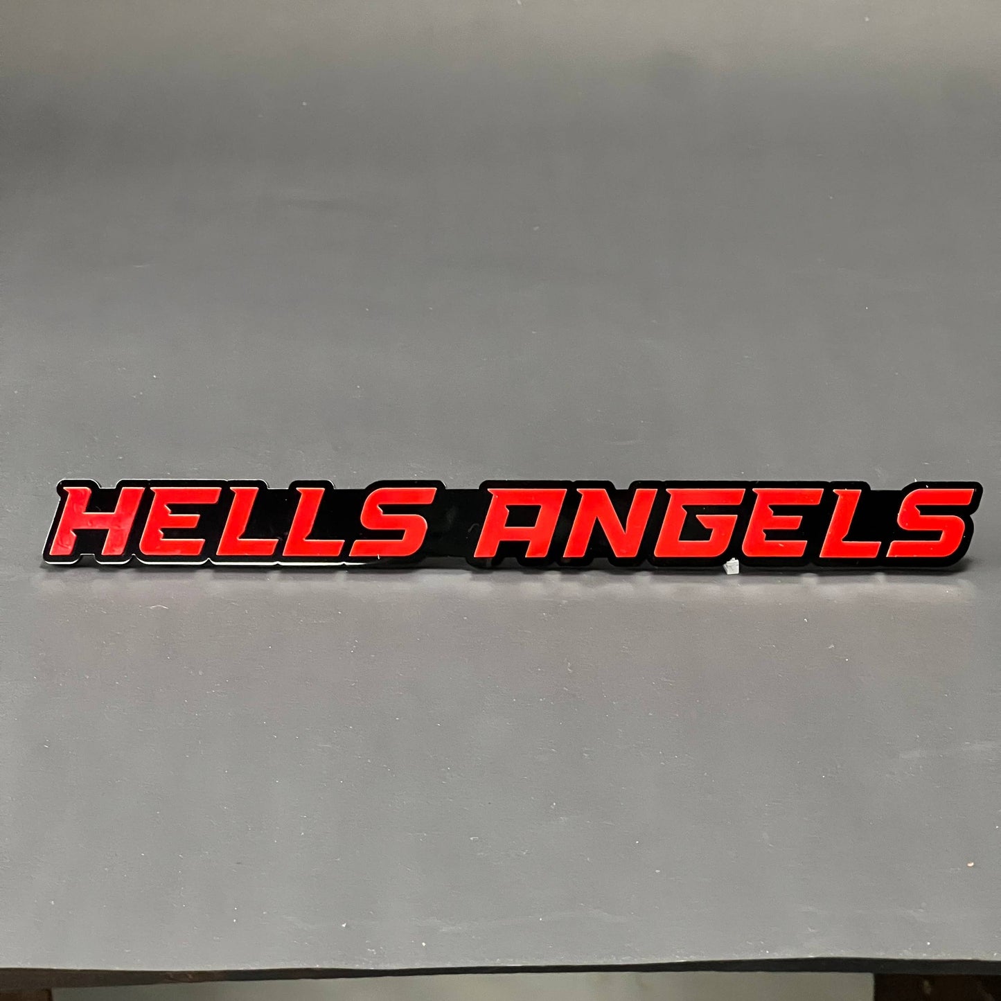 1PC HELLS ANGELS 3D Acrylic Badge - Car Truck Emblem Fender Sticker