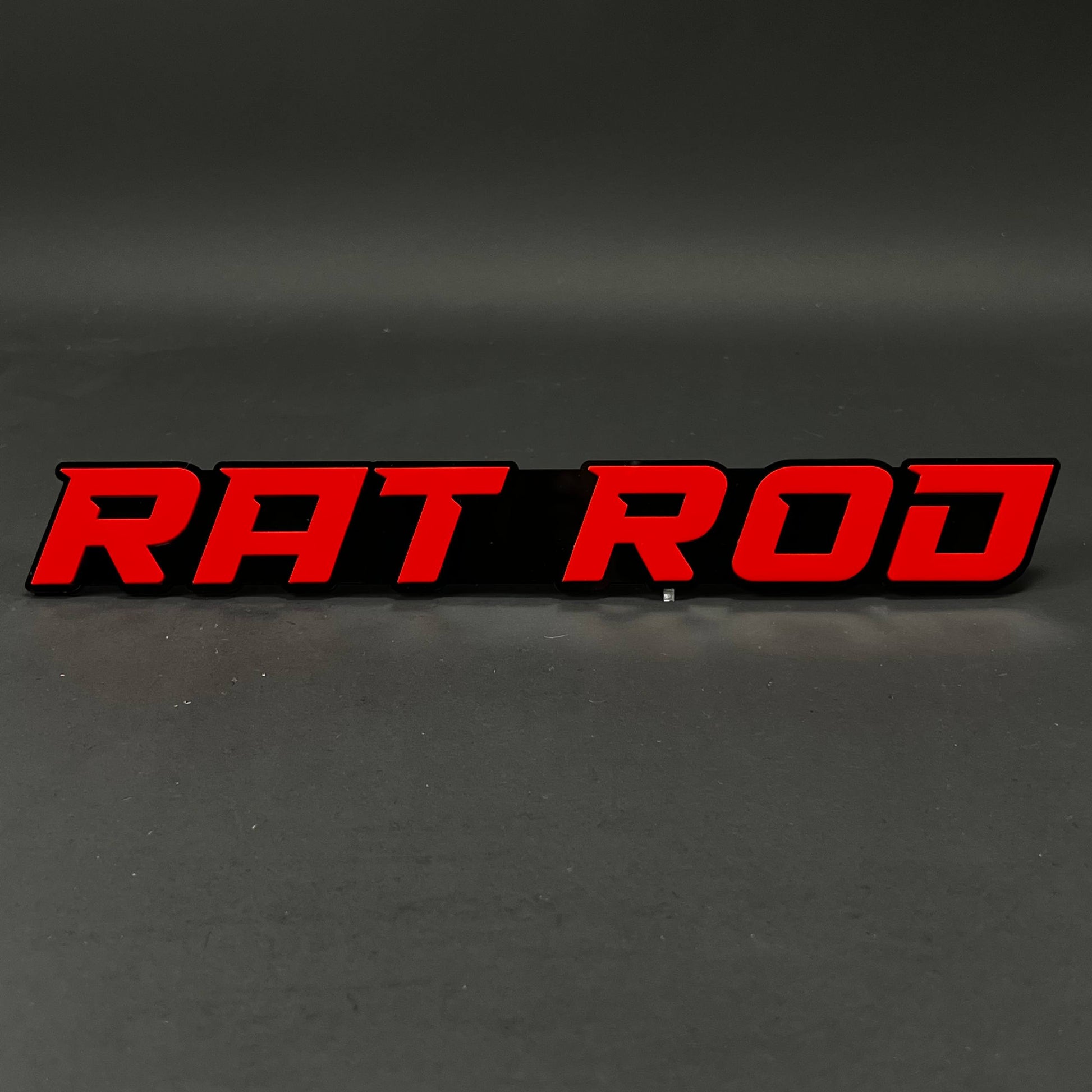 1PC RAT ROD 3D Acrylic Badge - Car Truck Emblem Fender Tailgate Trunk Sticker