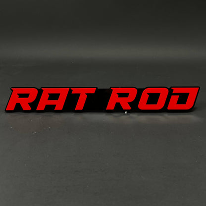 1PC RAT ROD 3D Acrylic Badge - Car Truck Emblem Fender Tailgate Trunk Sticker