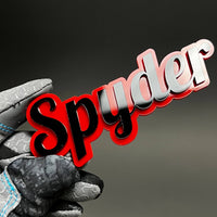 1PC Spyder 3D Acrylic Badge - Car Truck Emblem Fender Tailgate Trunk Sticker
