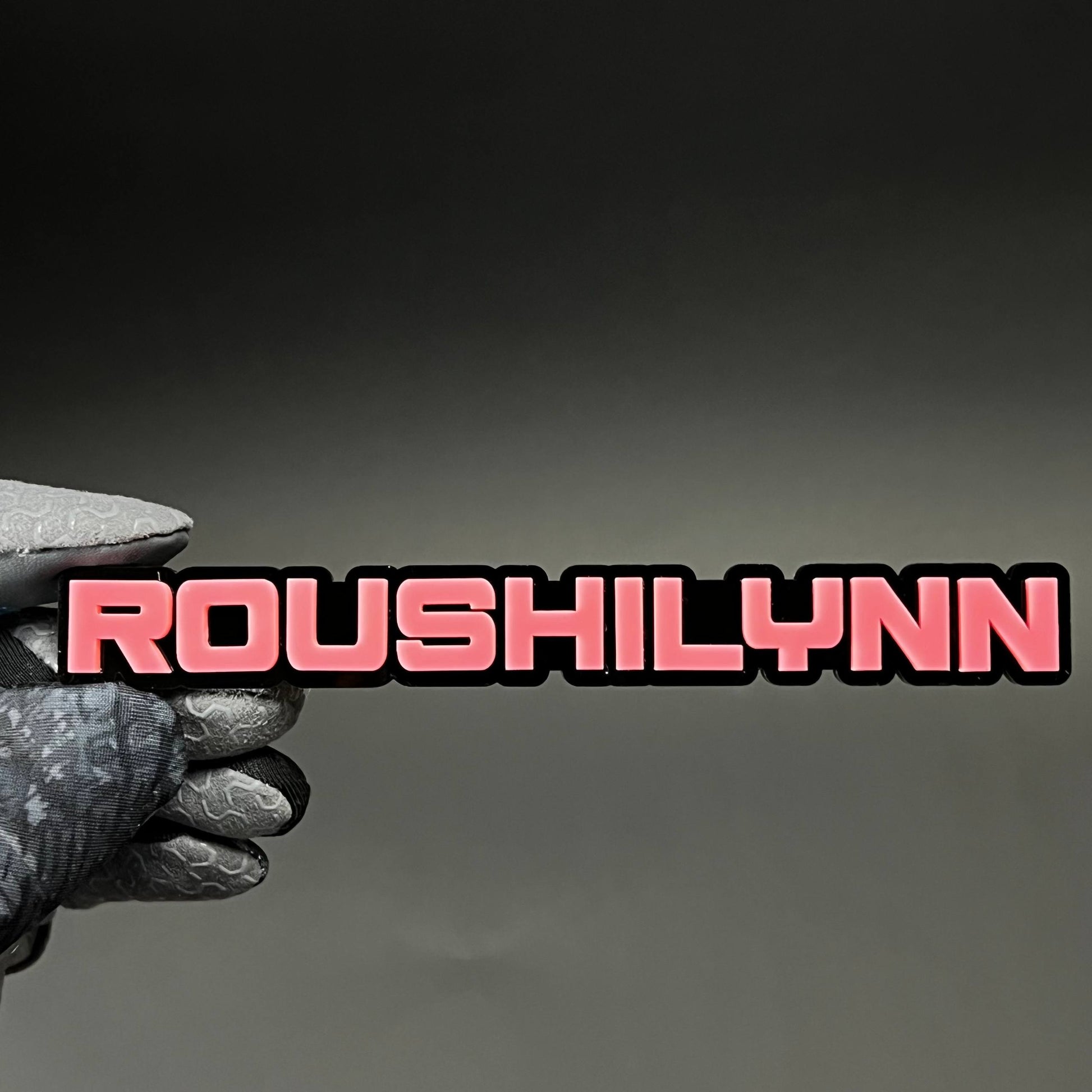 1PC ROUSHILYNN 3D Acrylic Badge - Car Truck Emblem Fender Tailgate Trunk Sticker