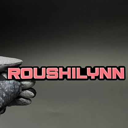 1PC ROUSHILYNN 3D Acrylic Badge - Car Truck Emblem Fender Tailgate Trunk Sticker