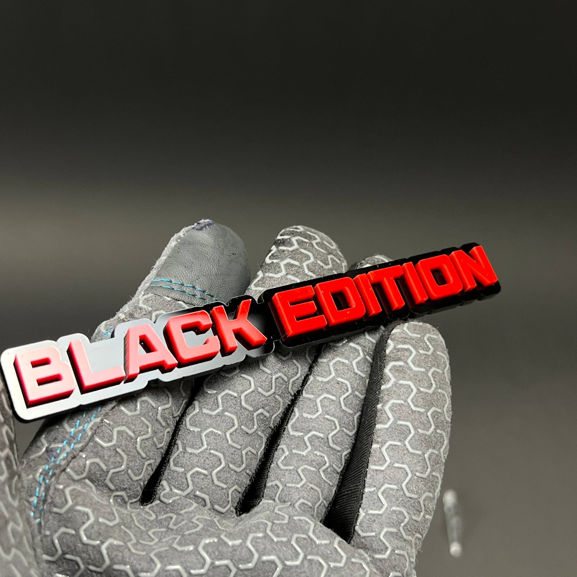1PC BLACK EDITION 3D Acrylic Badge - Car Truck Emblem Fender Sticker