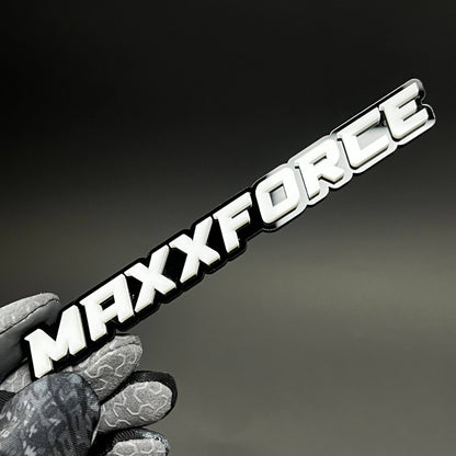 1PC MAXXFORCE 3D Acrylic Badge - Car Truck Emblem Fender Tailgate Trunk Sticker