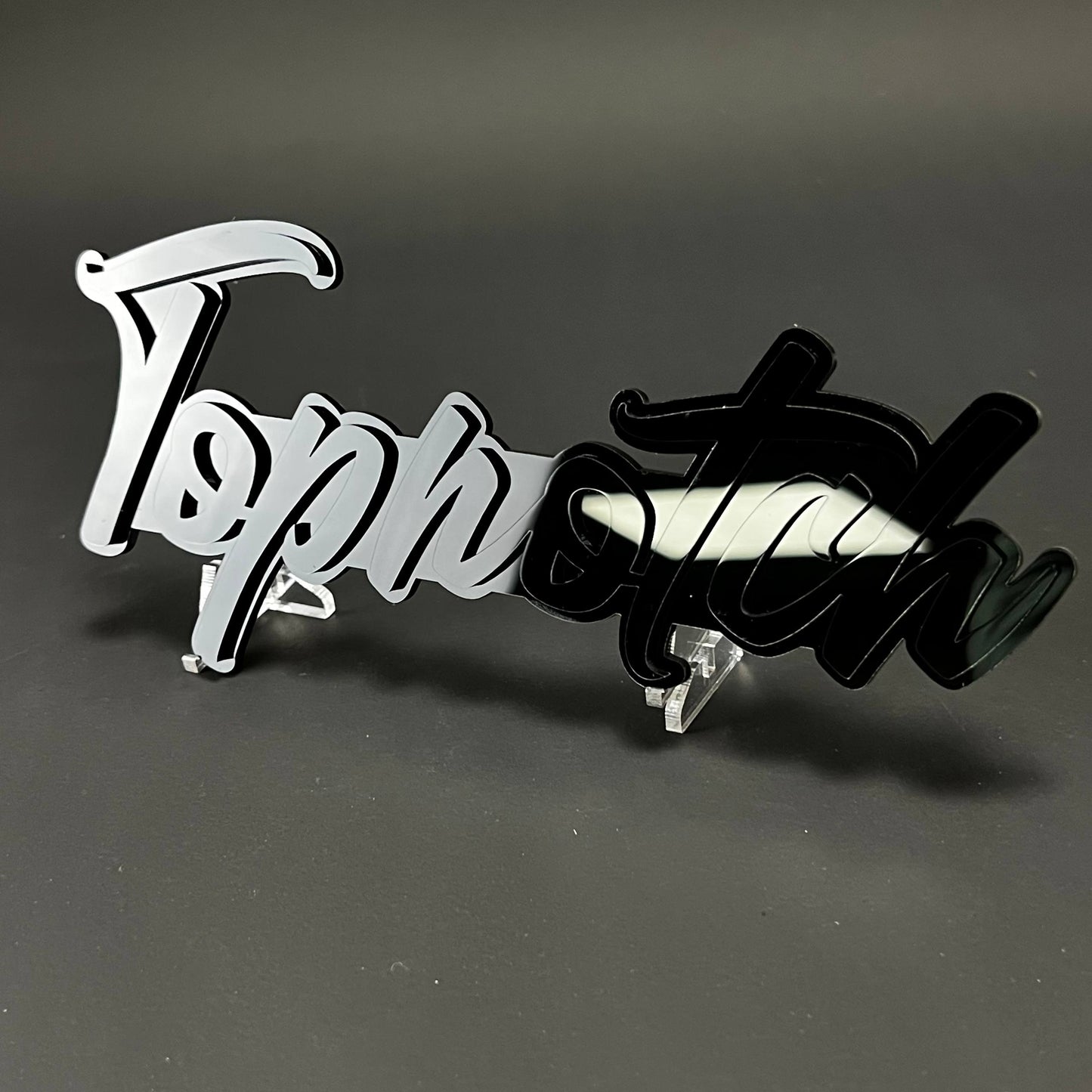 1PC Topnotch 3D Acrylic Badge - Car Truck Emblem Fender Tailgate Trunk Sticker