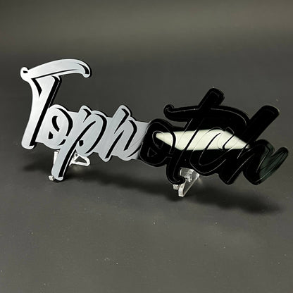 1PC Topnotch 3D Acrylic Badge - Car Truck Emblem Fender Tailgate Trunk Sticker