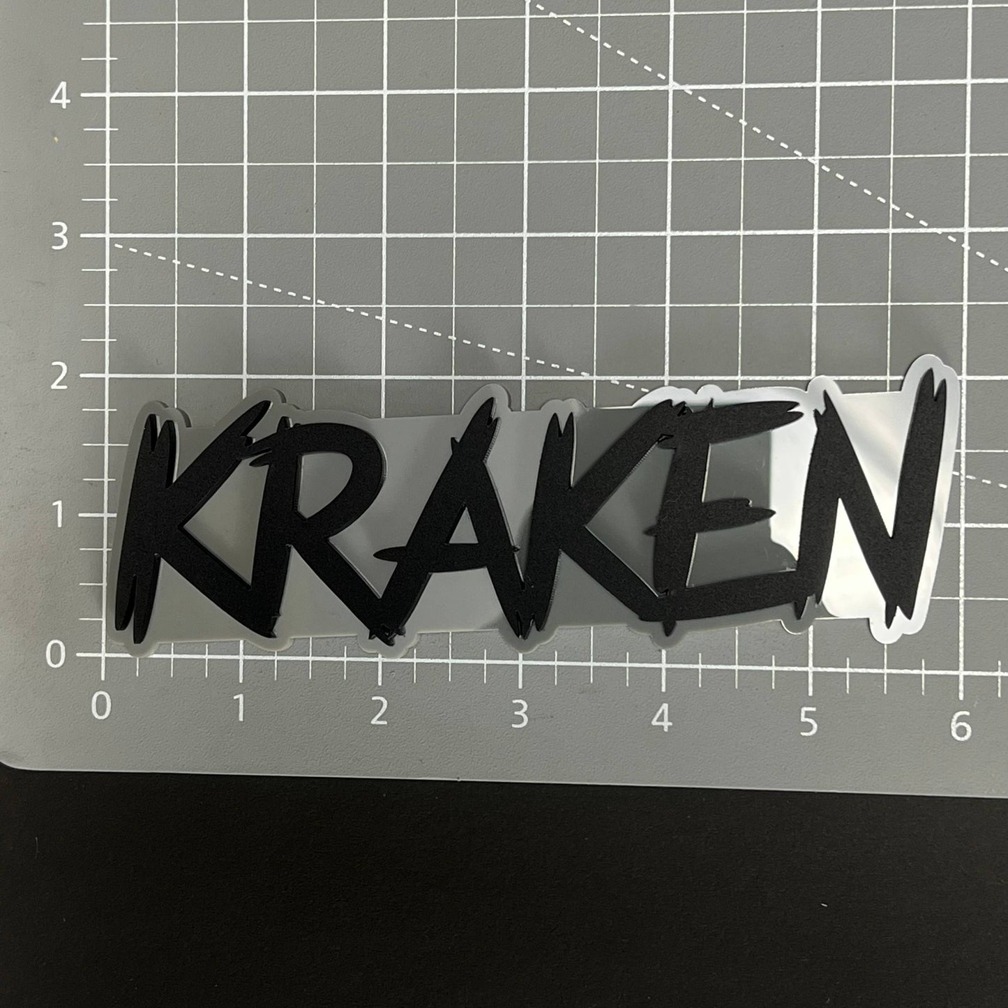 1PC KRAKEN 3D Acrylic Badge - Car Truck Emblem Fender Tailgate Trunk Sticker