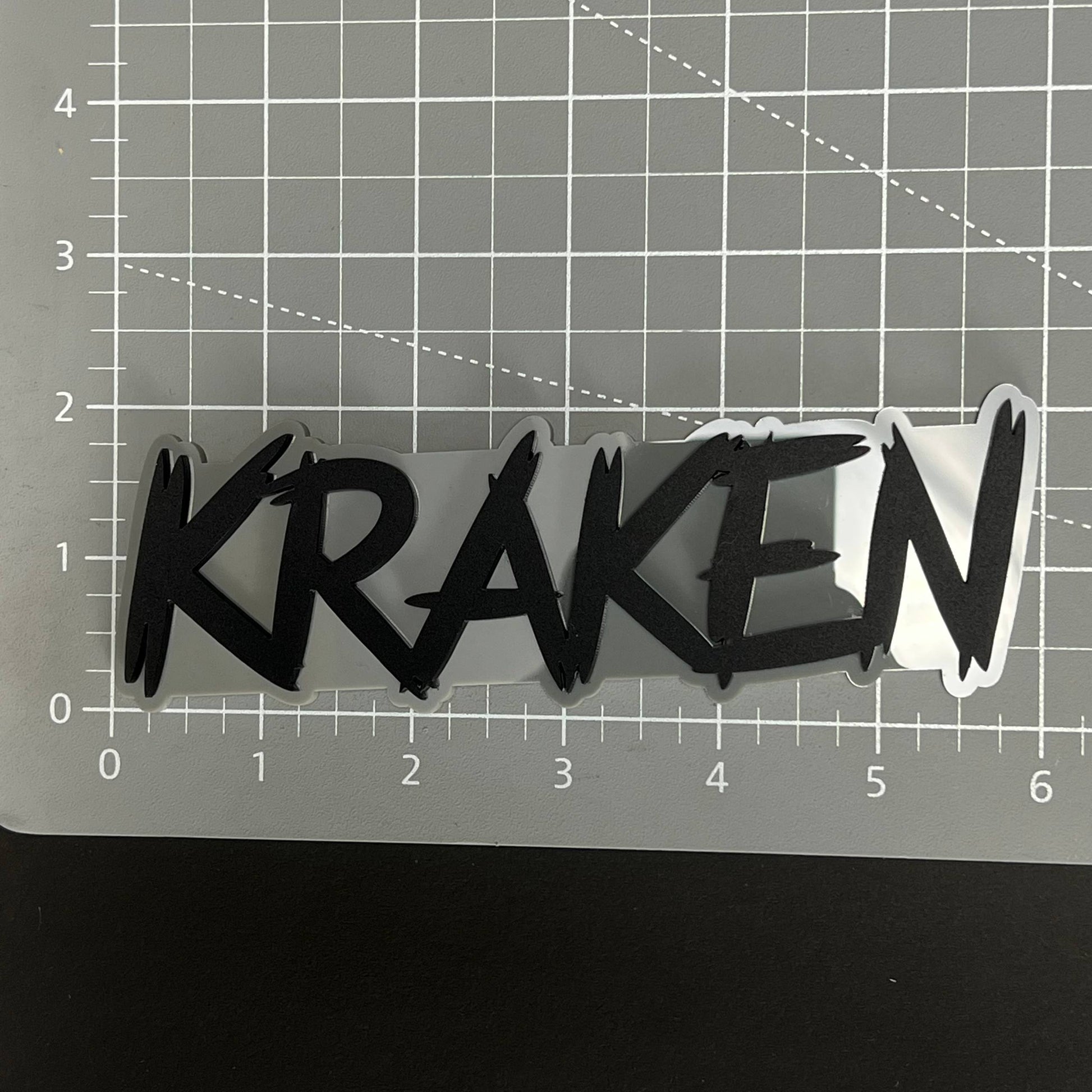 1PC KRAKEN 3D Acrylic Badge - Car Truck Emblem Fender Tailgate Trunk Sticker