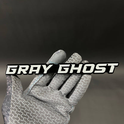1PC GRAY GHOST 3D Acrylic Badge - Car Truck Emblem Fender Tailgate Trunk Sticker