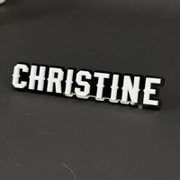 1PC CHRISTINE 3D Acrylic Badge - Car Truck Emblem Fender Tailgate Trunk Sticker