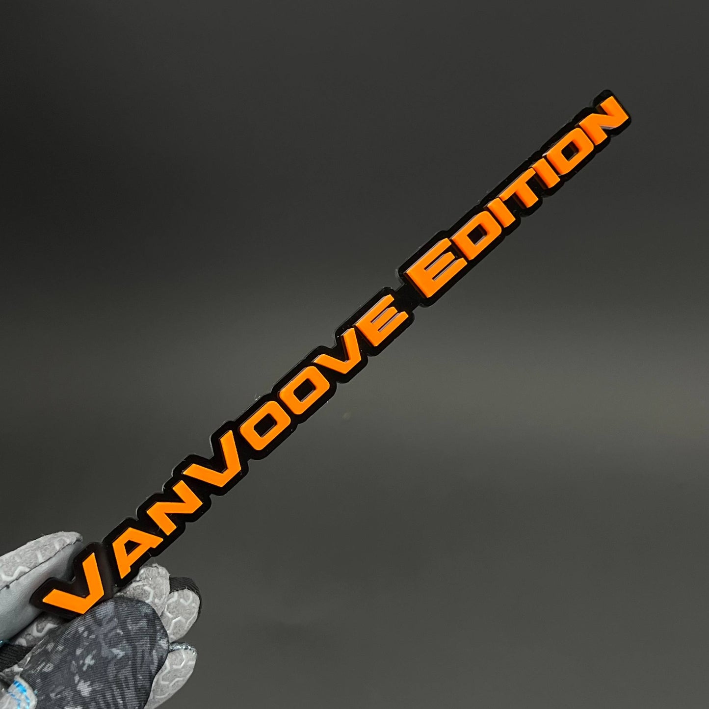 1PC VanVoove Edition 3D Acrylic Badge - Car Truck Emblem Fender Sticker