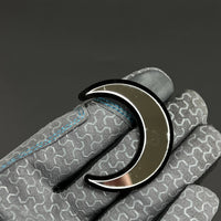1PC Crescent Moon 3D Acrylic Badge - Car Truck Emblem Fender Sticker
