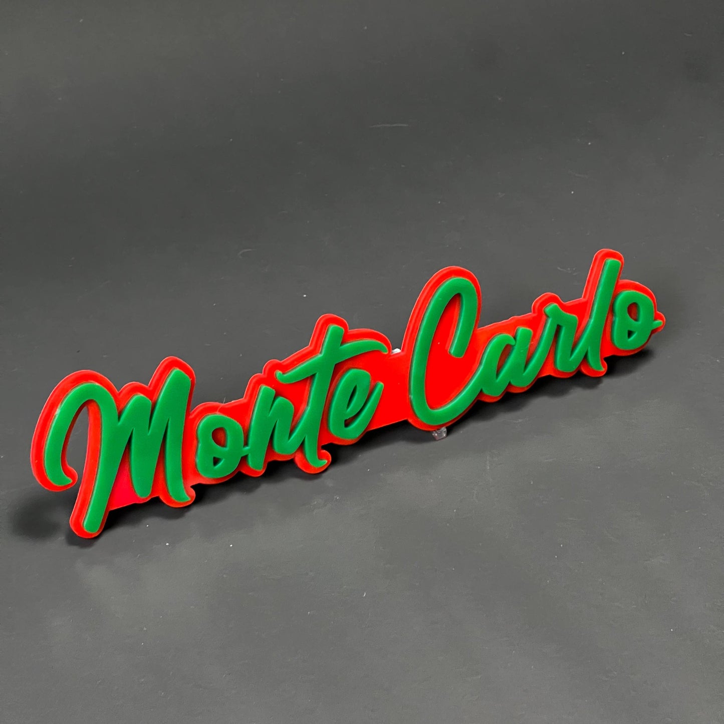 1PC Monte Carlo 3D Acrylic Badge - Car Truck Emblem Fender Sticker