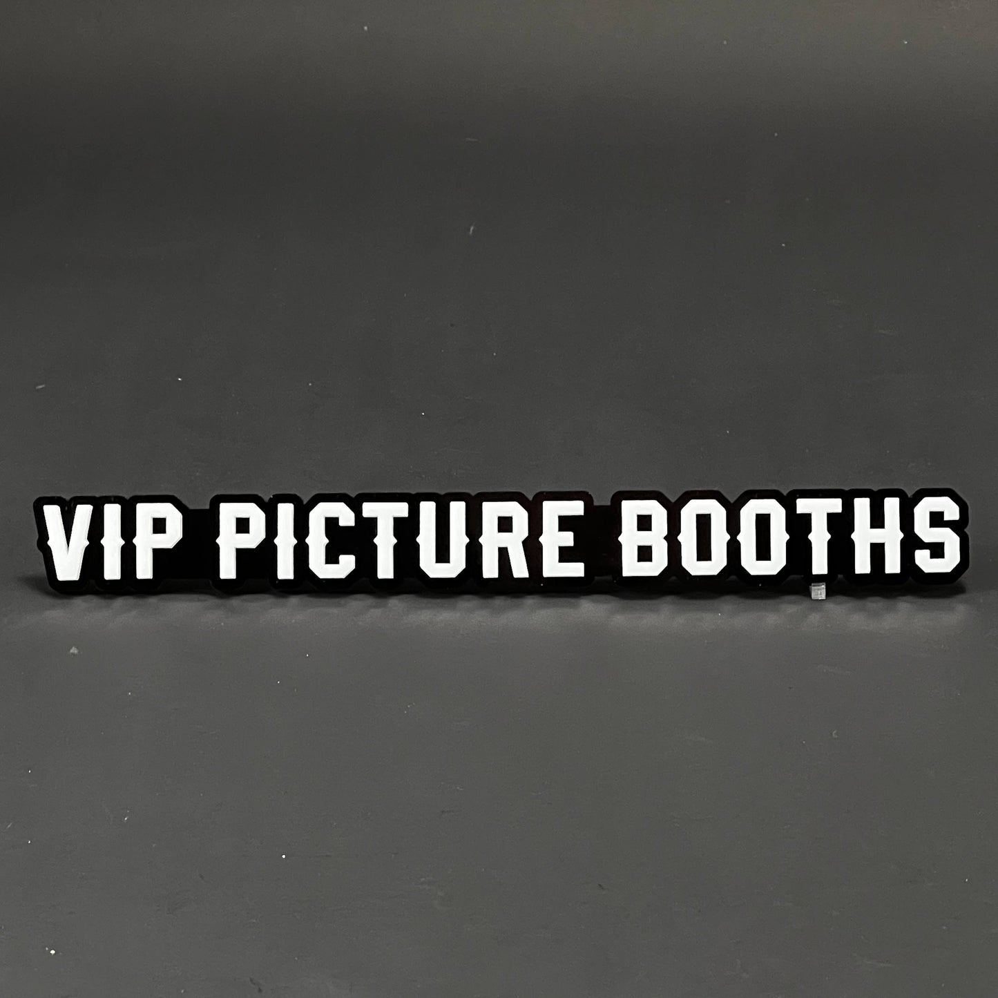 1PC VIP PICTURE BOOTHS 3D Acrylic Badge - Car Truck Emblem Fender Sticker