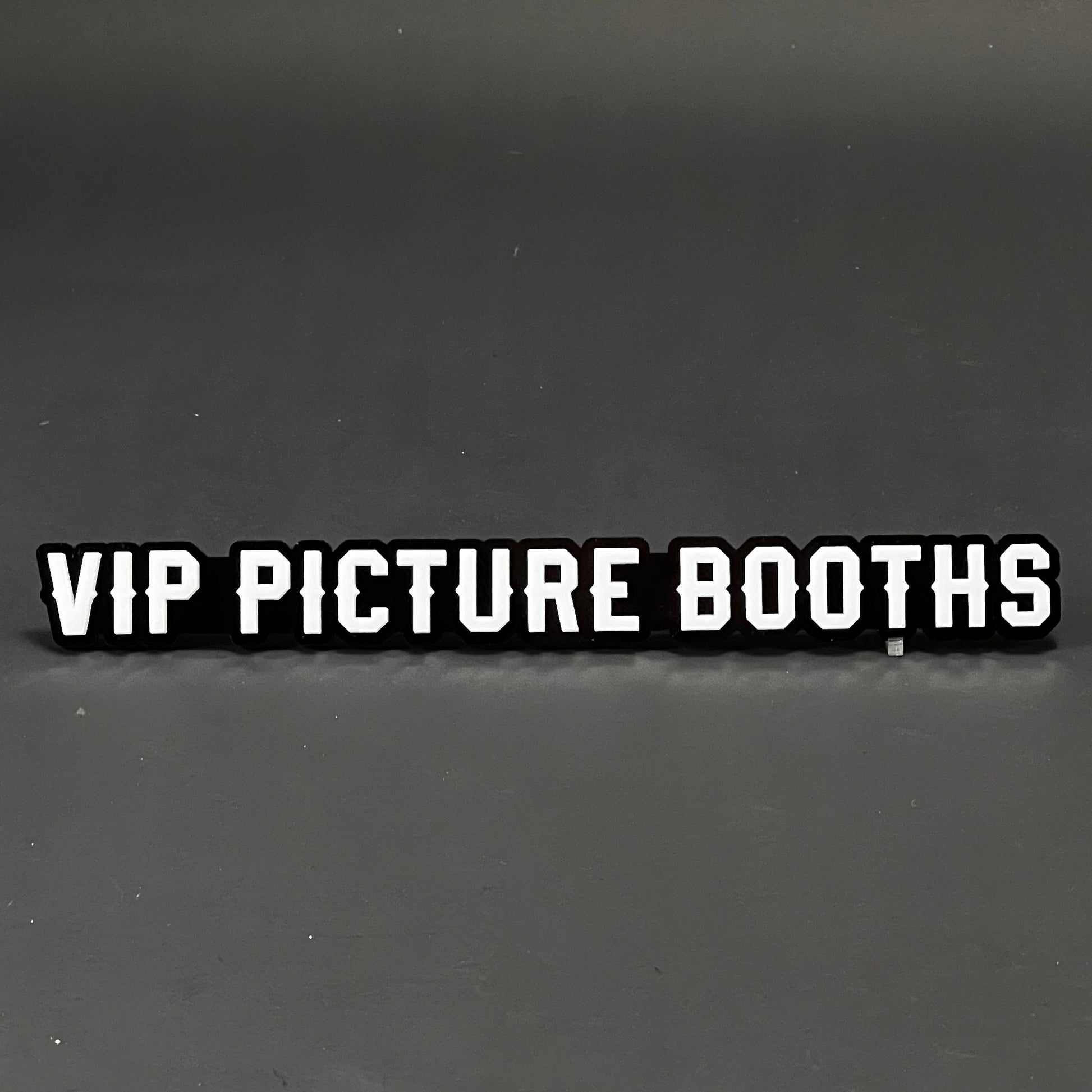 1PC VIP PICTURE BOOTHS 3D Acrylic Badge - Car Truck Emblem Fender Sticker