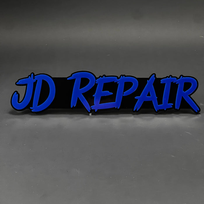 1PC JD REPAIR 3D Acrylic Badge - Car Truck Emblem Fender Tailgate Trunk Sticker