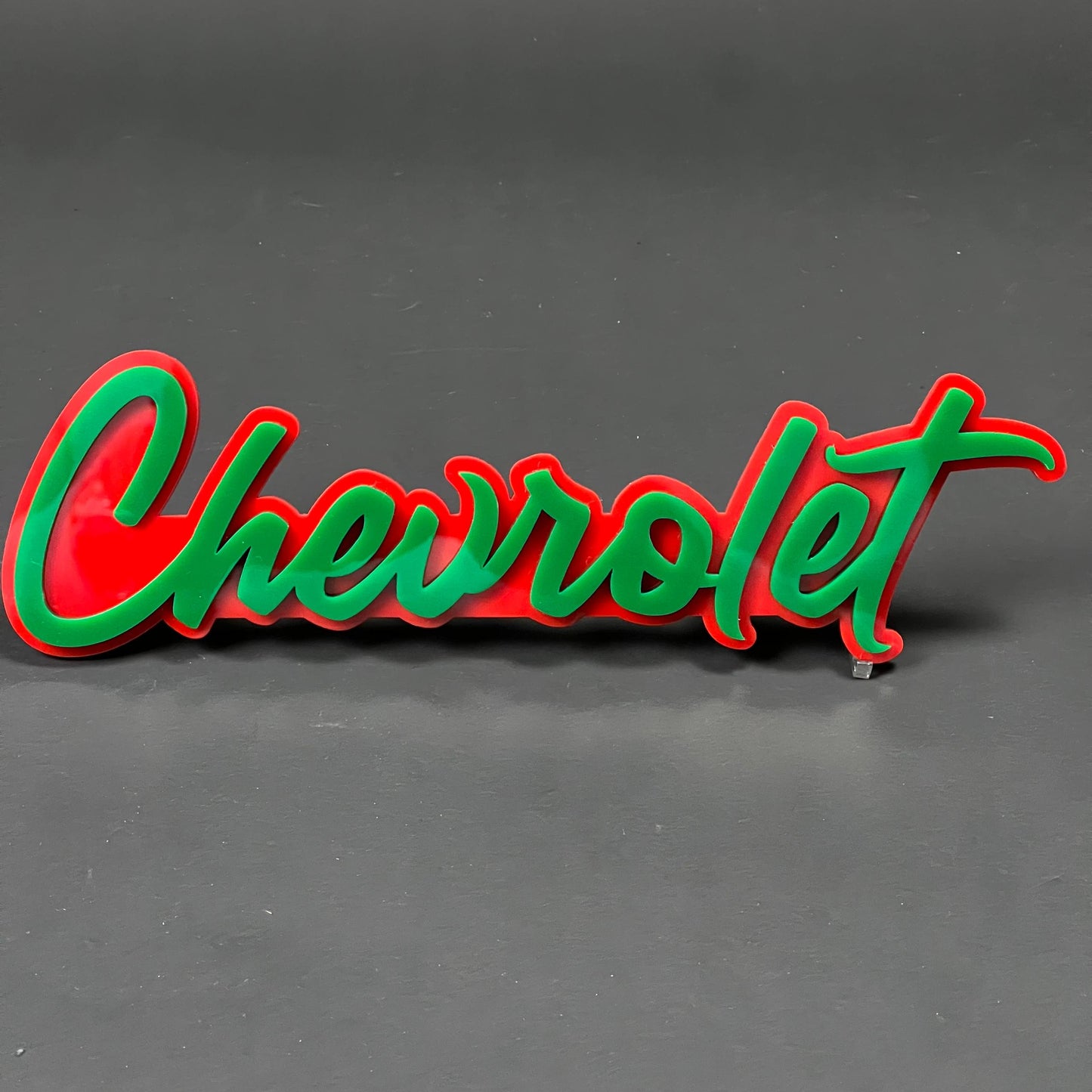 1PC Chevrolet 3D Acrylic Badge - Car Truck Emblem Fender Tailgate Trunk Sticker