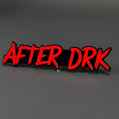 1PC AFTER DRK 3D Acrylic Badge - Car Truck Emblem Fender Tailgate Trunk Sticker