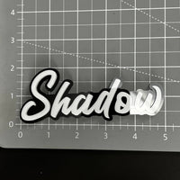 1PC Shadow 3D Acrylic Badge - Car Truck Emblem Fender Tailgate Trunk Sticker