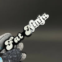 1PC Fat Ninja 3D Acrylic Badge - Car Truck Emblem Fender Tailgate Trunk Sticker