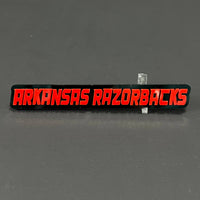 1PC ARKANSAS RAZORBACKS 3D Acrylic Badge - Car Truck Emblem Fender Sticker