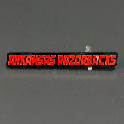 1PC ARKANSAS RAZORBACKS 3D Acrylic Badge - Car Truck Emblem Fender Sticker
