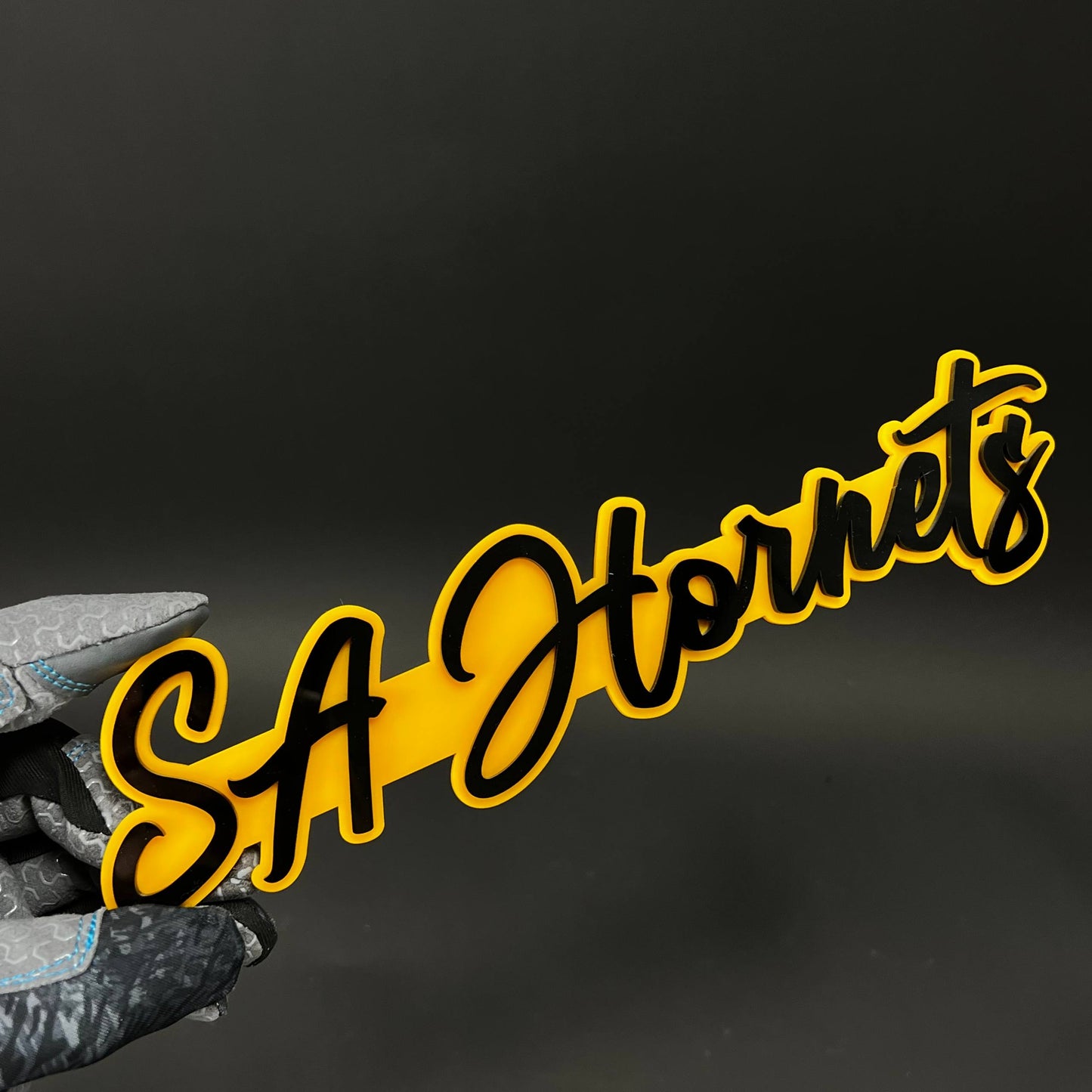 1PC SA Hornets 3D Acrylic Badge - Car Truck Emblem Fender Tailgate Trunk Sticker