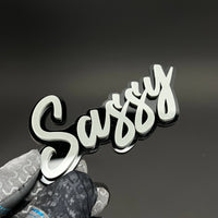 1PC Sassy 3D Acrylic Badge - Car Truck Emblem Fender Tailgate Trunk Sticker