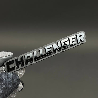 1PC CHALLENGER 3D Acrylic Badge - Car Truck Emblem Fender Tailgate Trunk Sticker