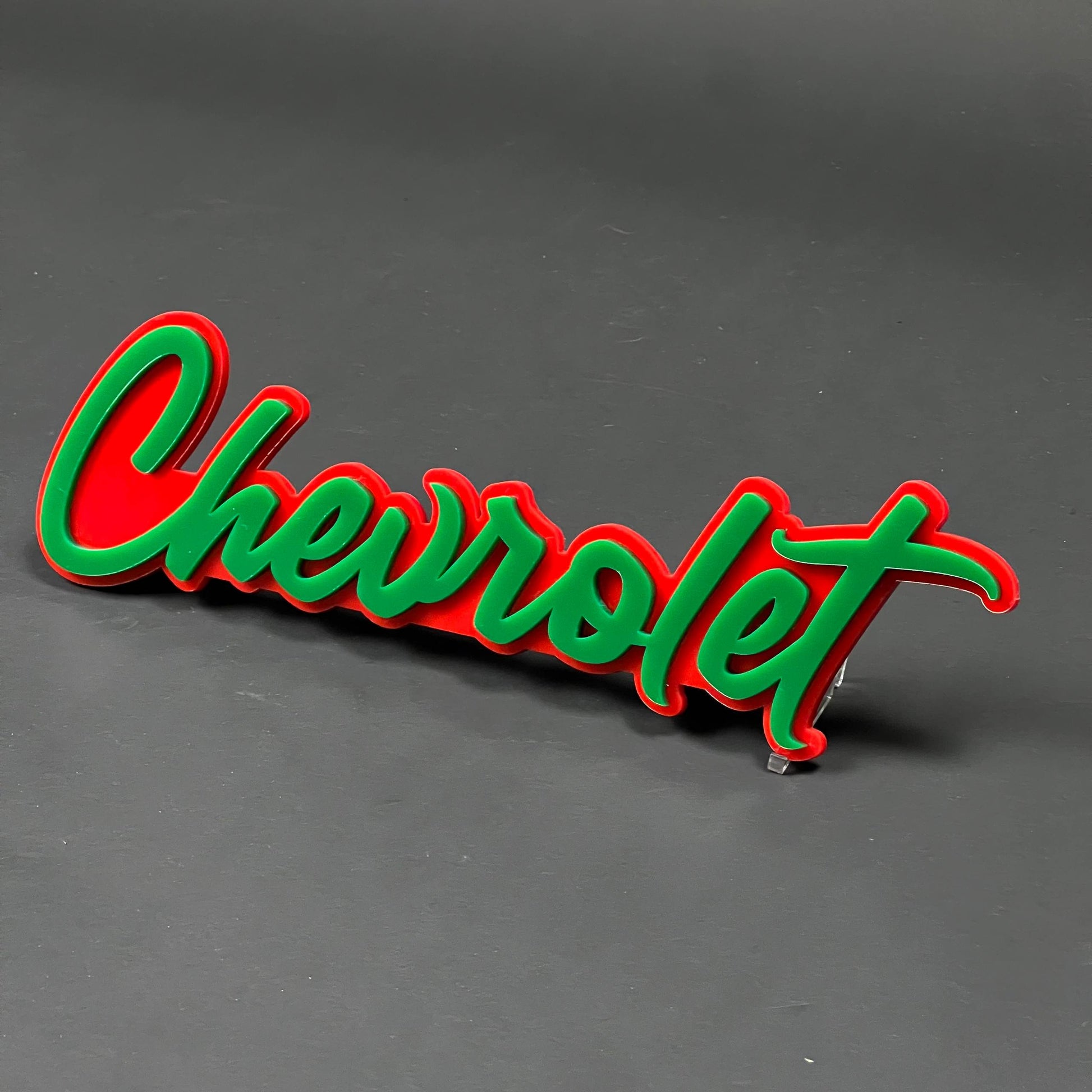 1PC Chevrolet 3D Acrylic Badge - Car Truck Emblem Fender Tailgate Trunk Sticker