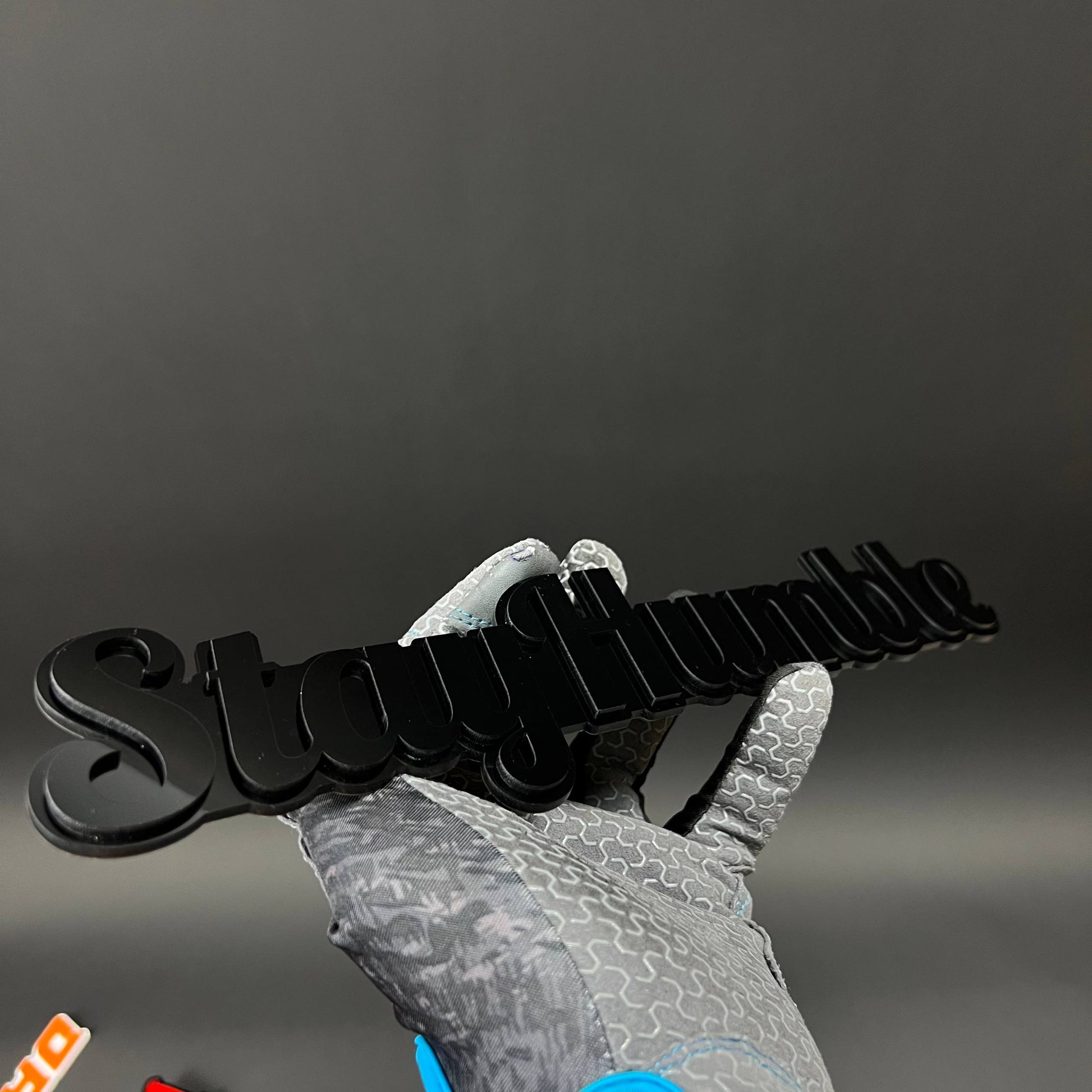 1PC Stay Humble 3D Acrylic Badge - Car Truck Emblem Fender Sticker