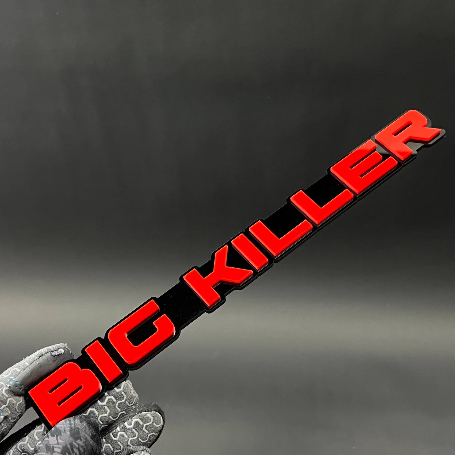 1PC BIG KILLER 3D Acrylic Badge - Car Truck Emblem Fender Tailgate Trunk Sticker