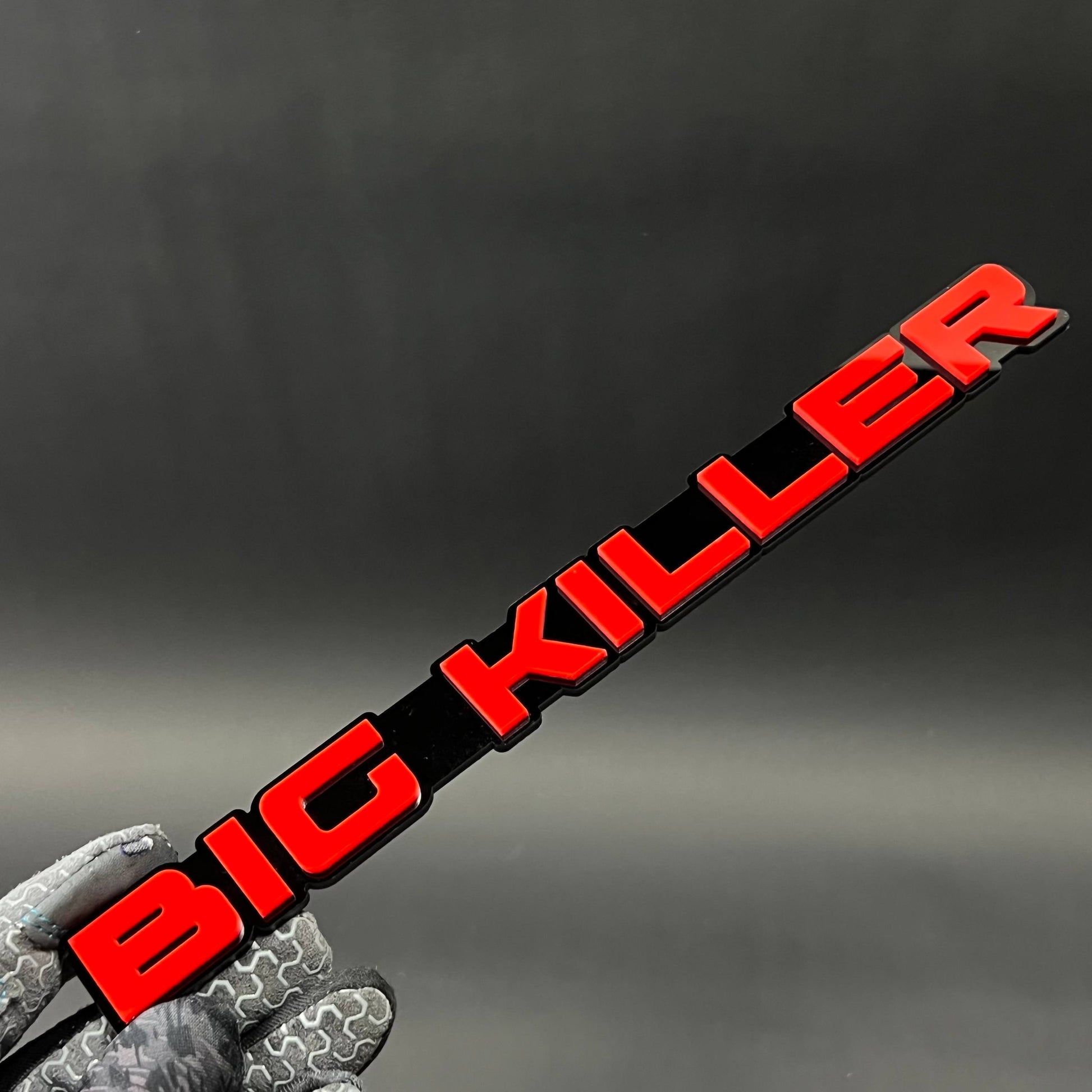 1PC BIG KILLER 3D Acrylic Badge - Car Truck Emblem Fender Tailgate Trunk Sticker