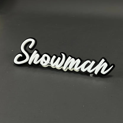 1PC Snowman 3D Acrylic Badge - Car Truck Emblem Fender Tailgate Trunk Sticker