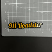 1PC 911 Roadster 3D Acrylic Badge - Car Truck Emblem Fender Sticker