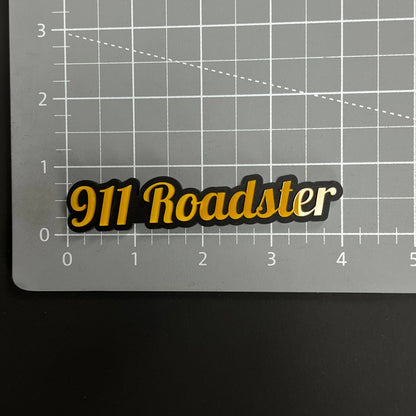 1PC 911 Roadster 3D Acrylic Badge - Car Truck Emblem Fender Sticker